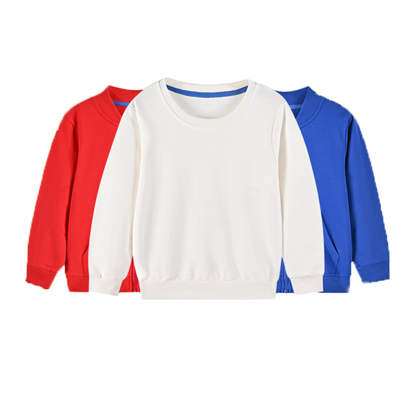 Toddler zolidd Faarf Casual Sweatshirt Long Sleeve Pullthirt Sweatshirt